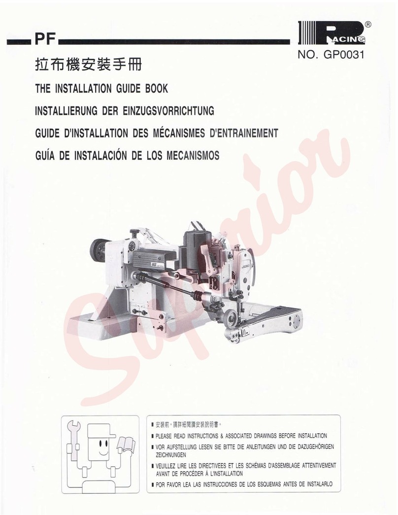 Racing PF SERIES User manual