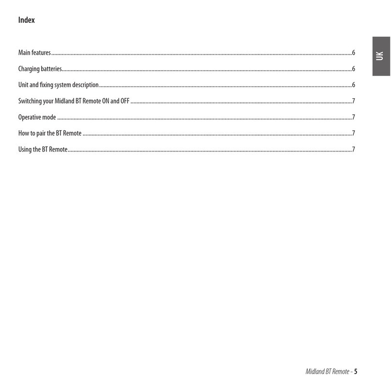 Midland BT Remote manual