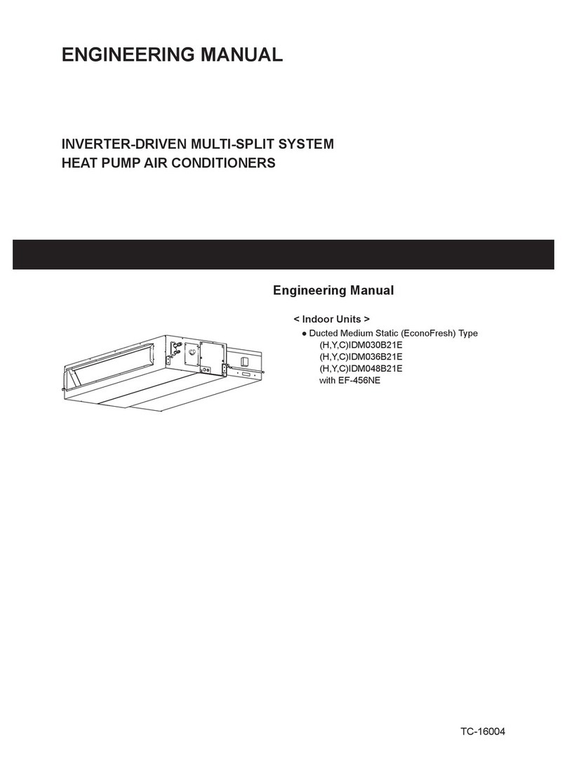 Johnson Controls (H,Y,C)IDM048B21E Installation and operation manual