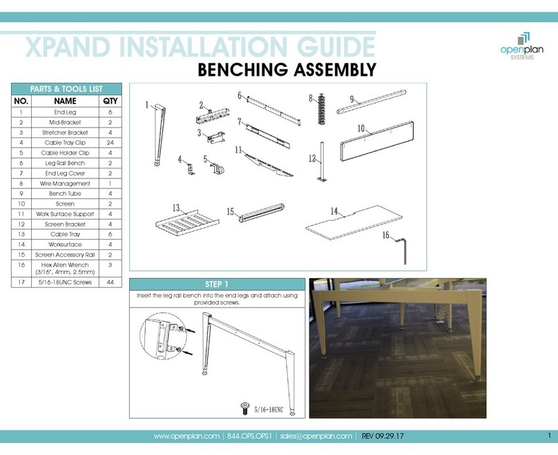 Openplan XPAND User manual