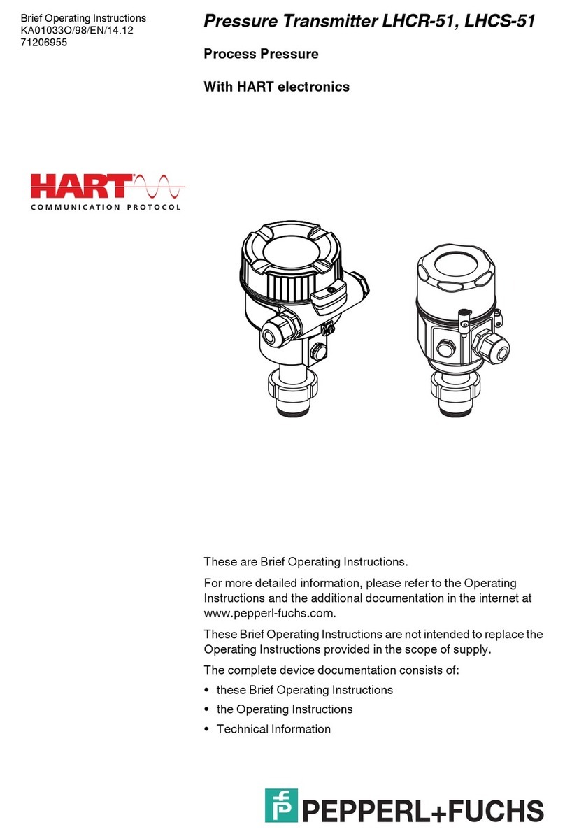 Pepperl+Fuchs LHCR-51 User manual