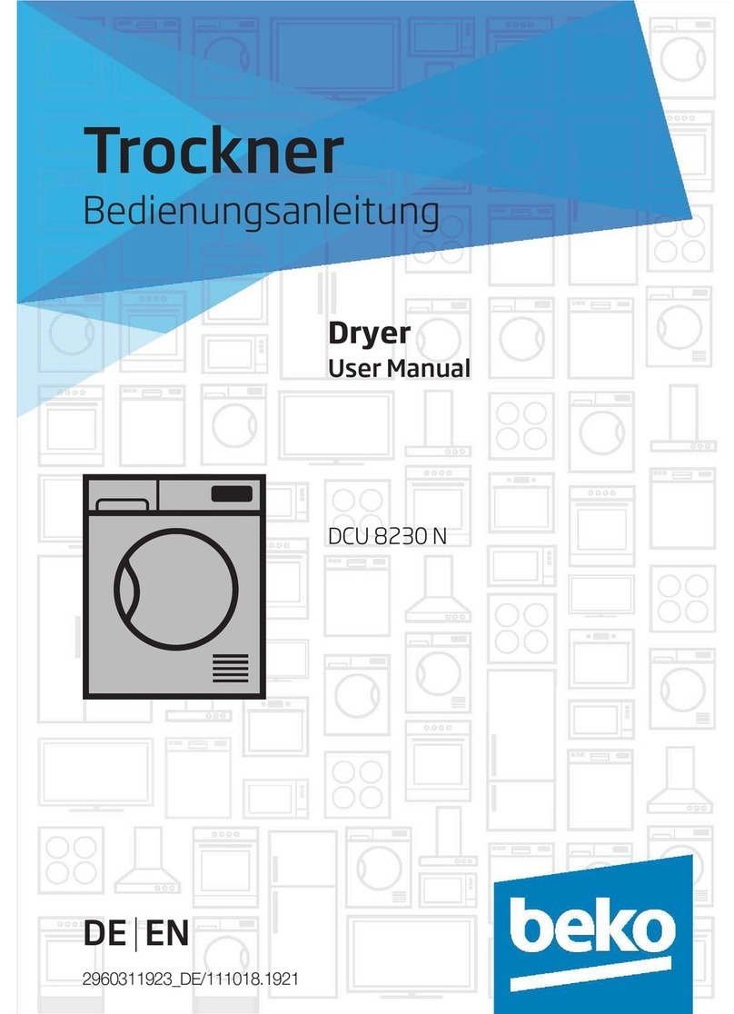 Beko DCU 8230 N user manual