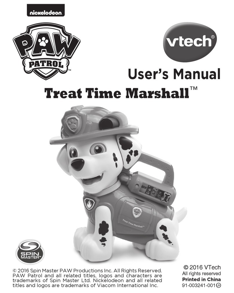 V-tech PAW Patrol Treat Time Marshall User manual