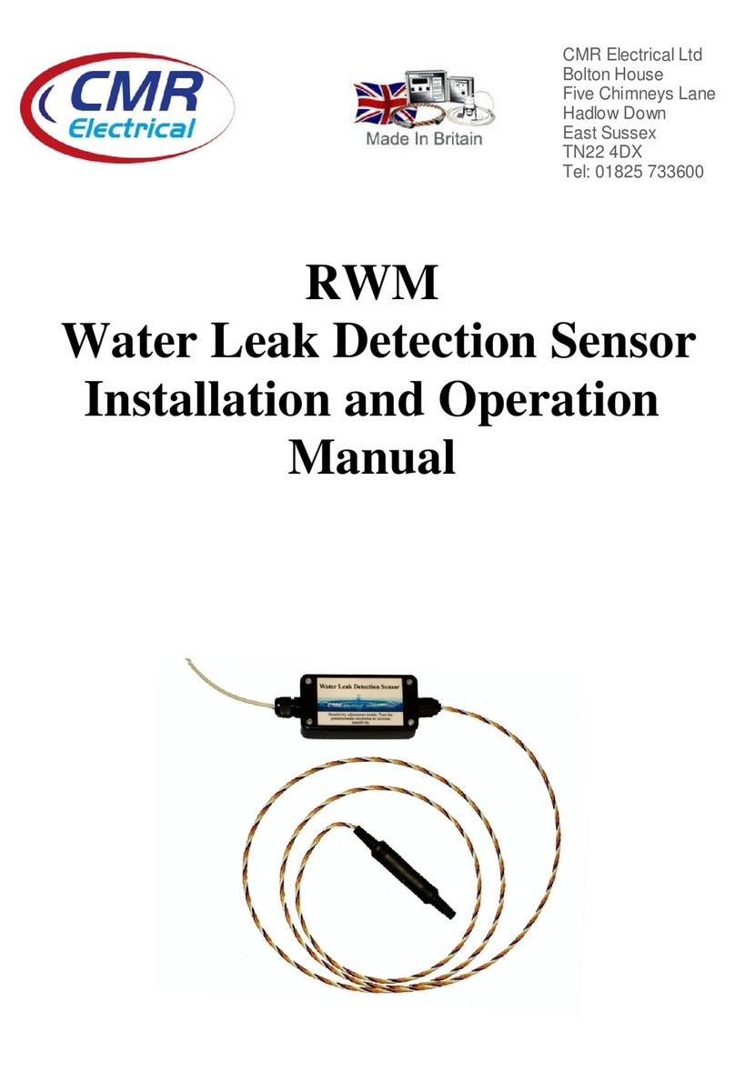 CMR Electrical RWM User manual