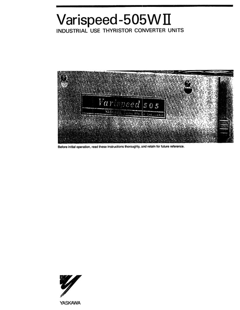 YASKAWA VS-505WII User manual