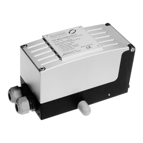 Burkert 8635 operating instructions