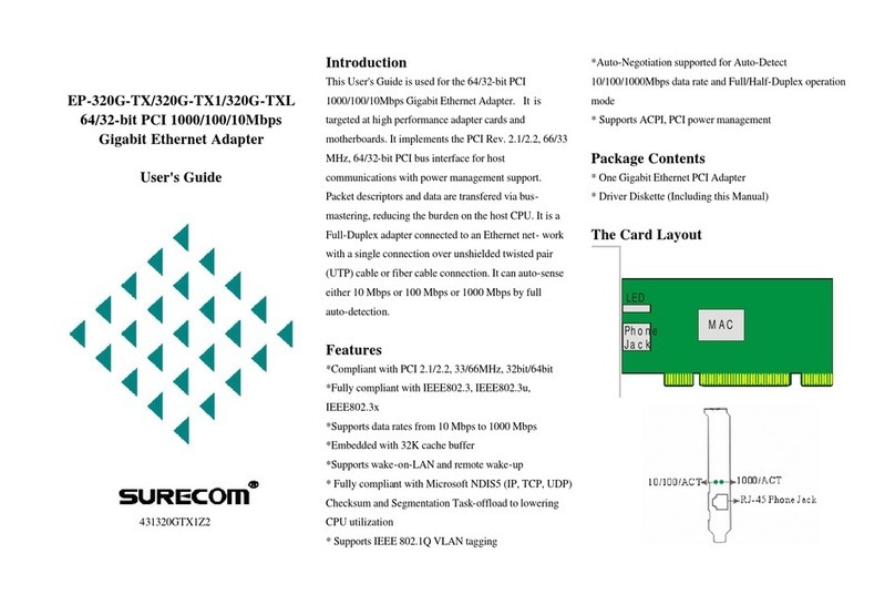 Surecom 320G-TXL user guide