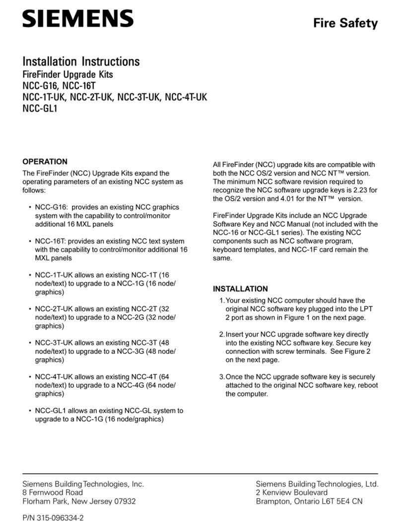 Siemens NCC-G16 User manual Siemens NCC-G16 User manual