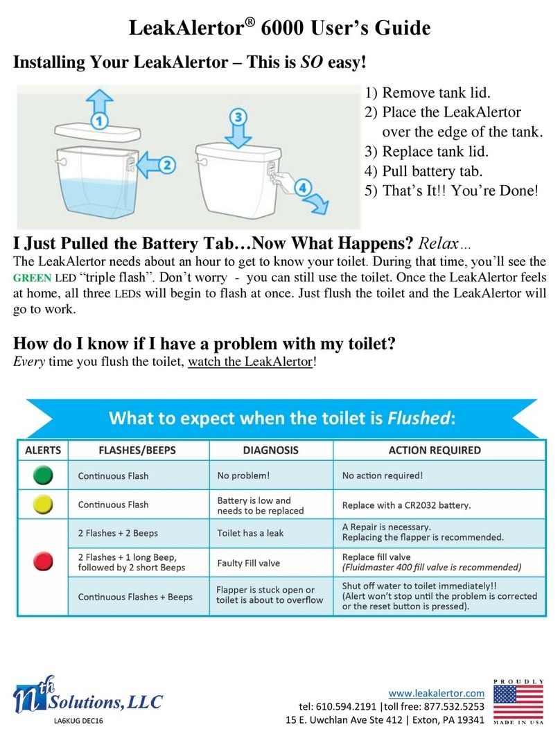 LeakAlertor 6000 user guide