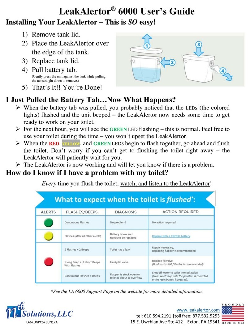 LeakAlertor 6000 user guide