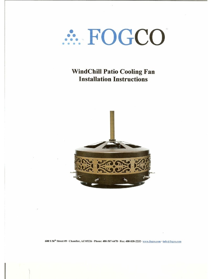 Fogco WindChill installation instructions