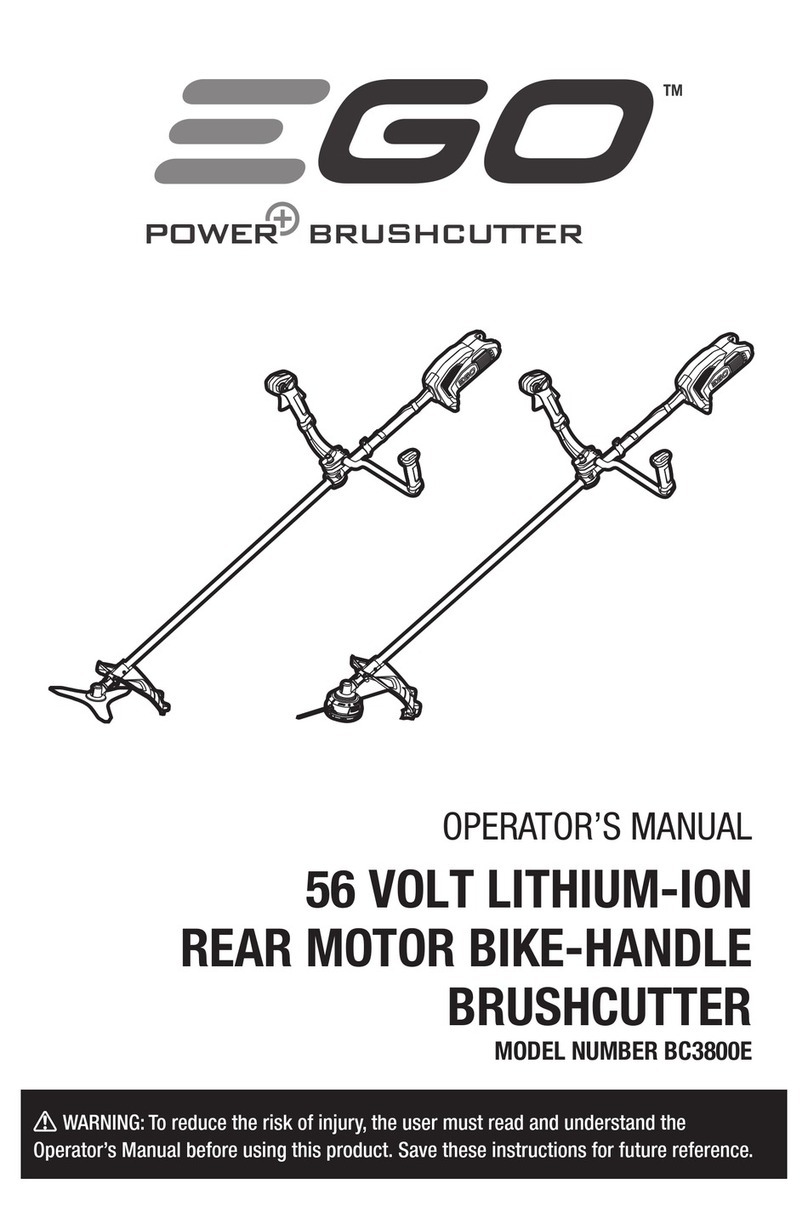 EGO BC3800E User manual