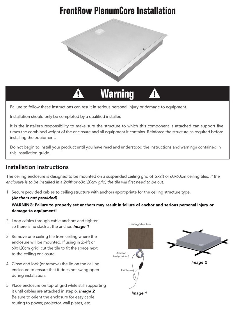 FrontRow PlenumCore Installation