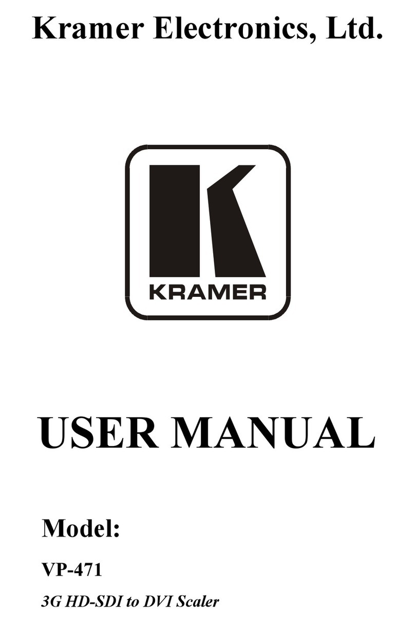 Kramer VP-471 user manual
