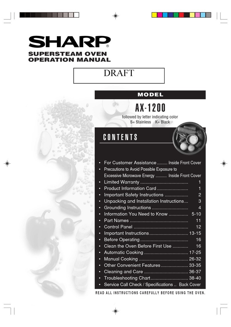 Sharp SuperSteam AX-1200K User manual