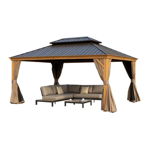 Kozyard 12 Ft.x16 Ft. Alexander Hardtop Gazebo User manual Kozyard 12 Ft.x16 Ft. Alexander Hardtop Gazebo User manual