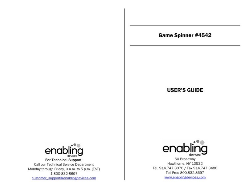 Enabling Devices 4542 User manual Enabling Devices 4542 User manual