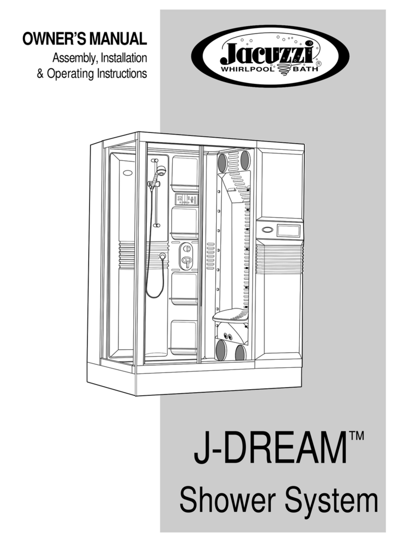Jacuzzi J-DREAM User manual