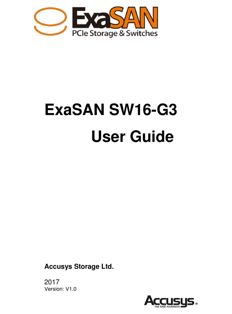 Accusys ExaSAN SW16-G3 user guide