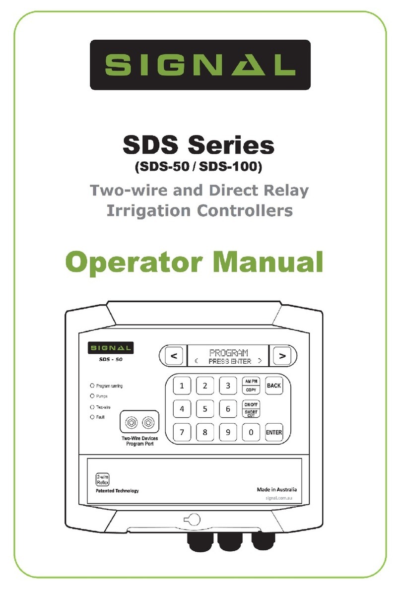 Signal SDS Series Operator's manual