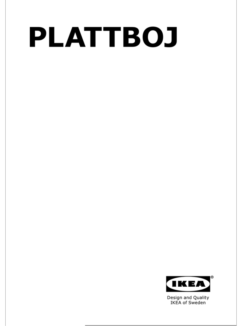 IKEA PLATTBOJ Assembly instructions