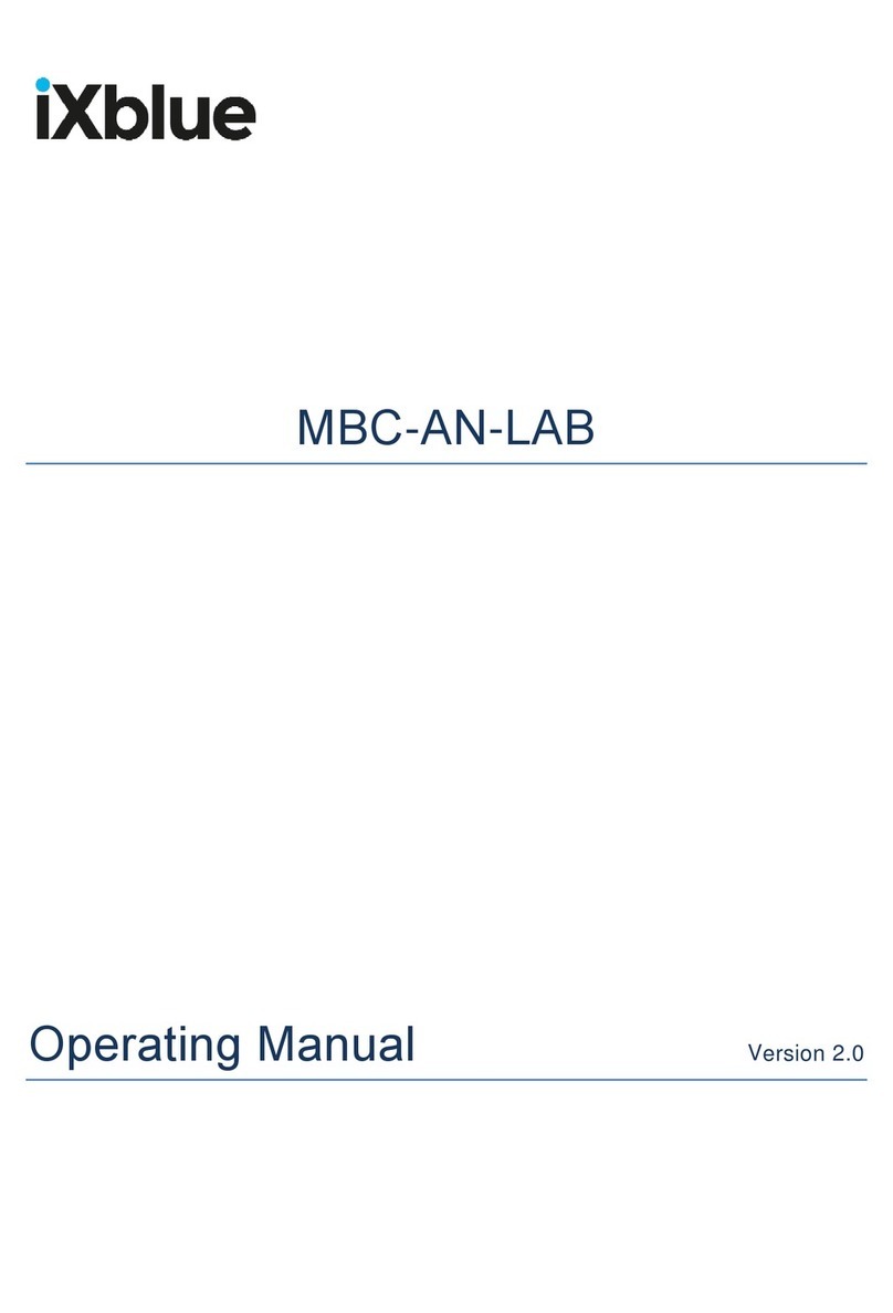 iXBlue MBC-AN-LAB operating manual