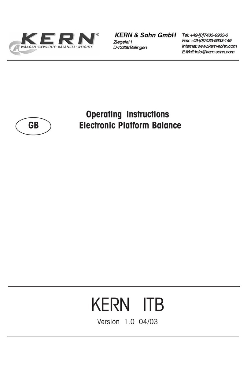 KERN ITS 600K200M User manual