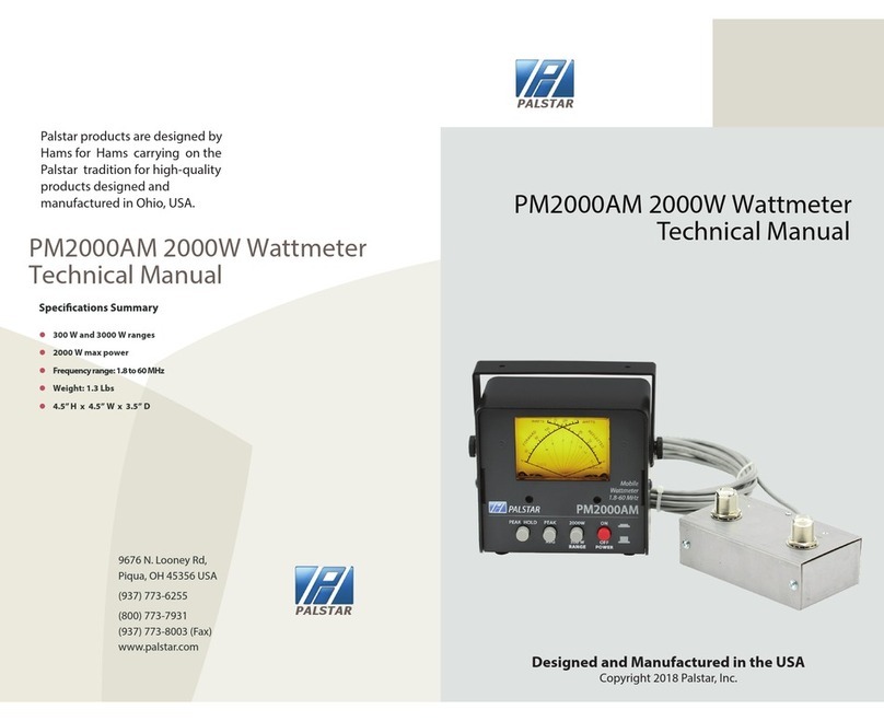 Palstar PM2000AM Technical manual
