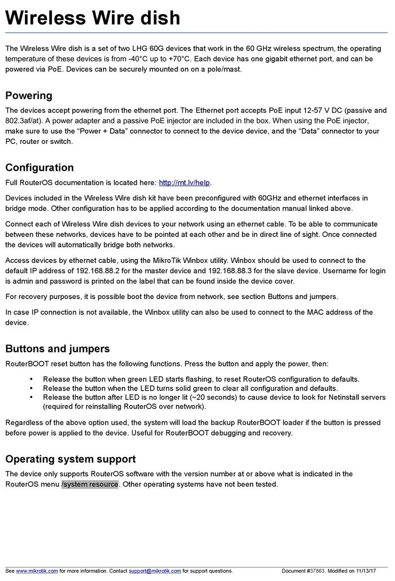 MikroTik LHG 60G user manual
