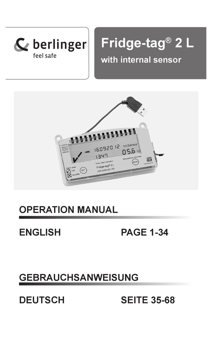 berlinger Fridge-tag 2 L Operation manual