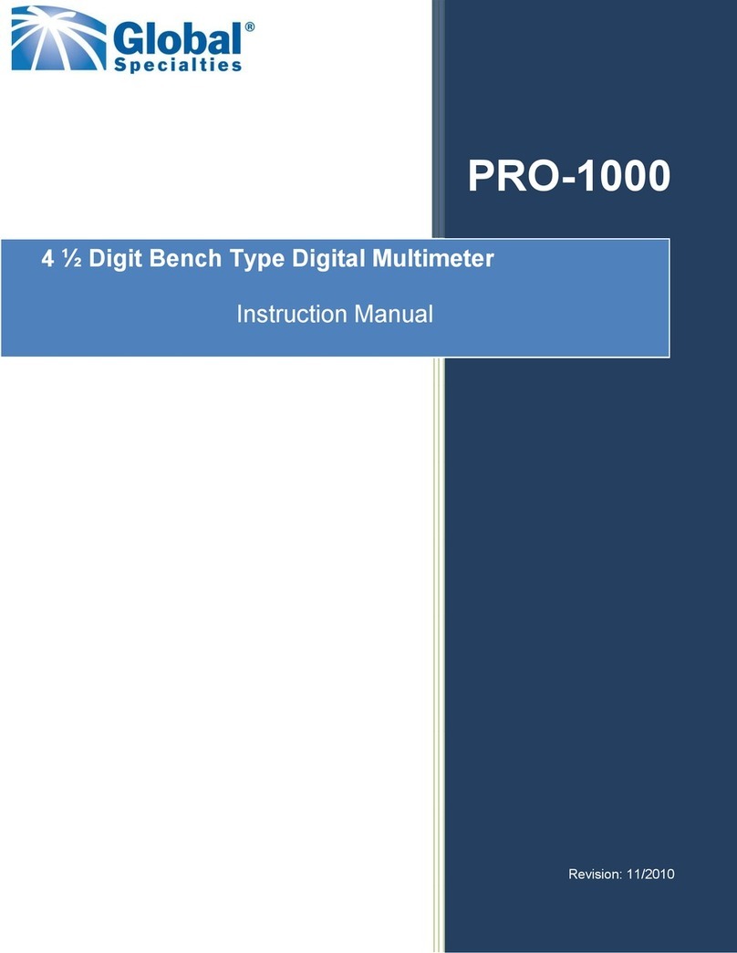 Global Specialties PRO-1000 instruction manual