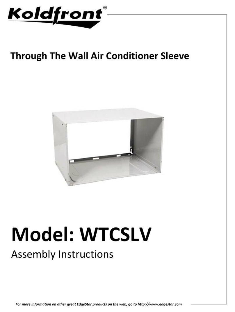 Koldfront WTCSLV Assembly instructions