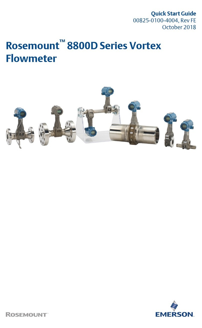 Emerson Rosemount 8800D Series User manual