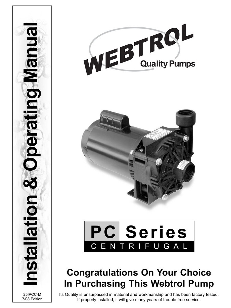 webtrol PC Series Installation instructions