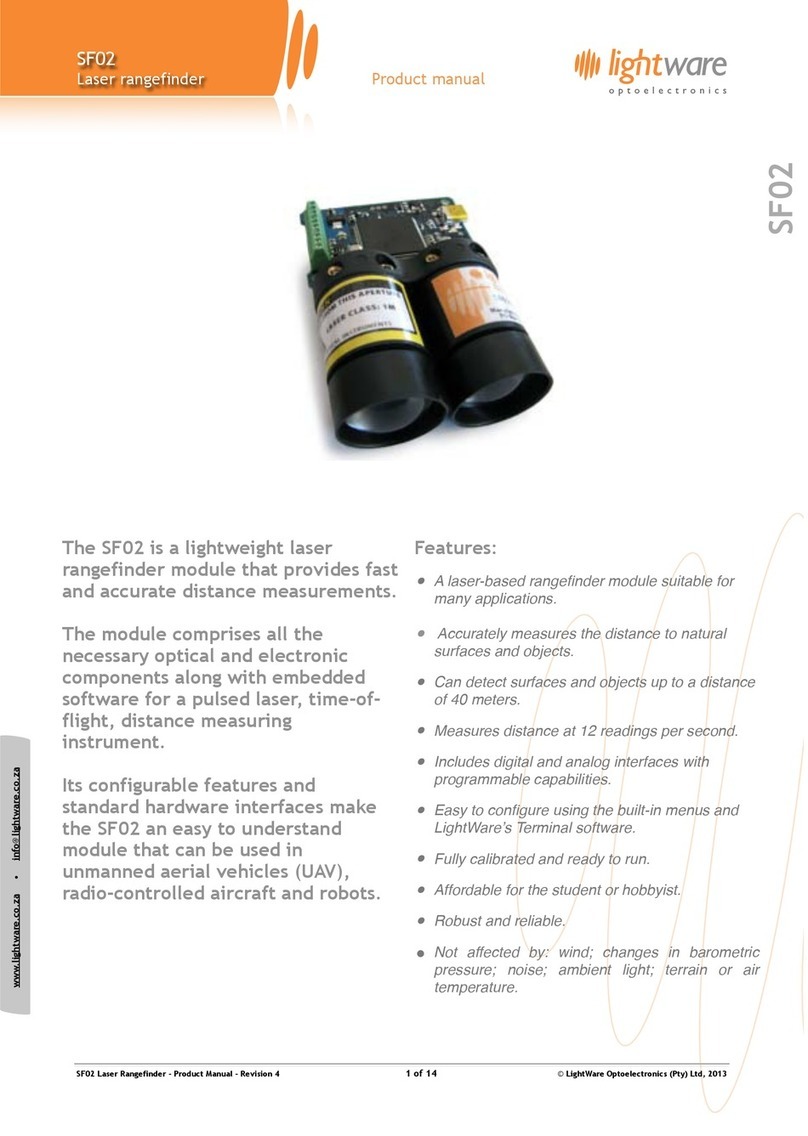 Lightware SF02 User manual