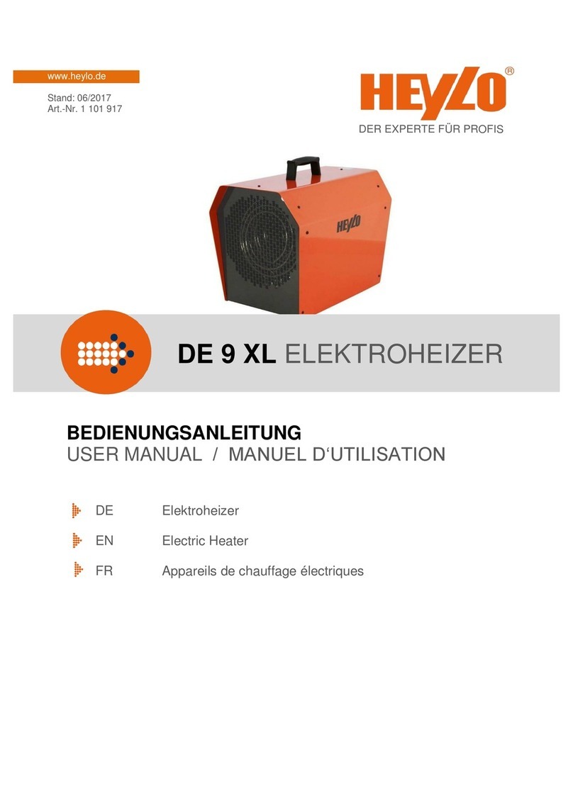 Heylo DE 9 XL user manual