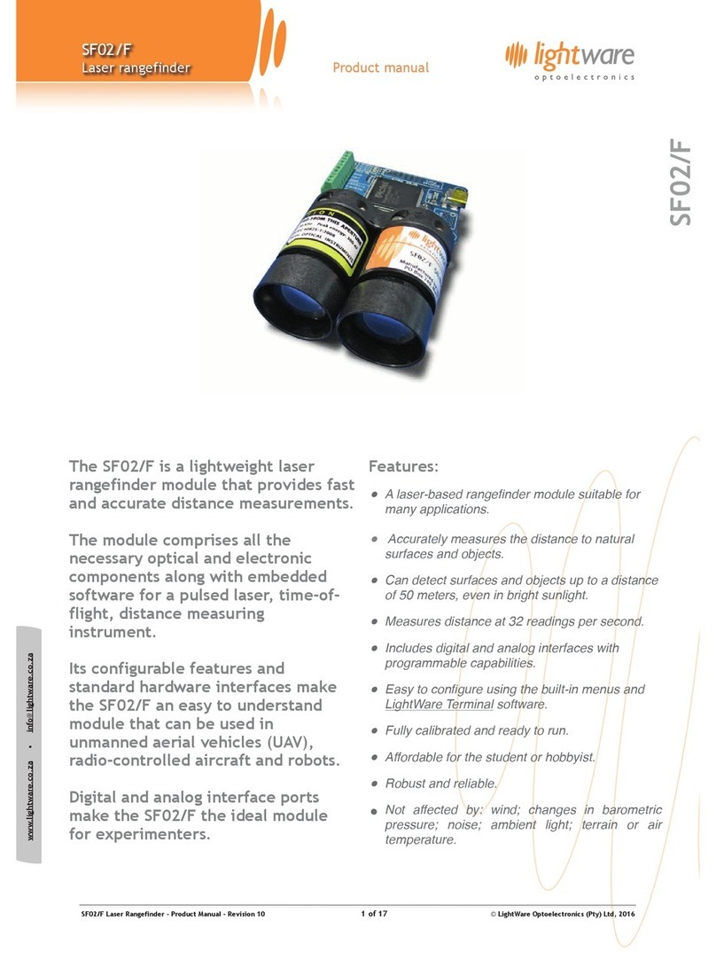 Lightware SF02/F User manual