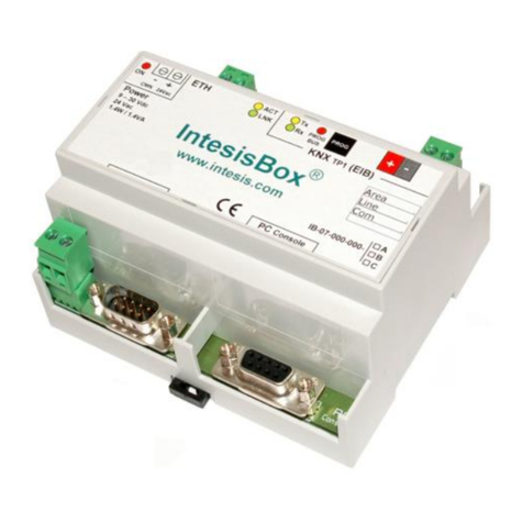 IntesisBox KNX-Mitsubishi Electric G-50A User manual