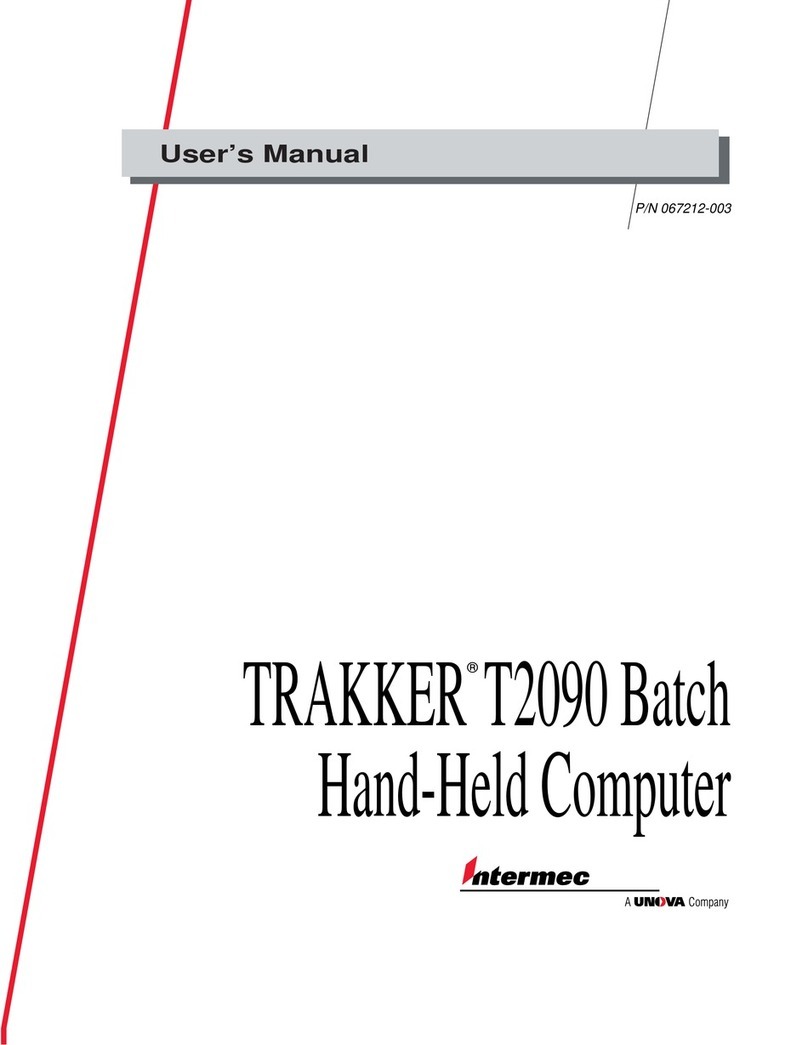 Intermec Trakker T2090 User manual