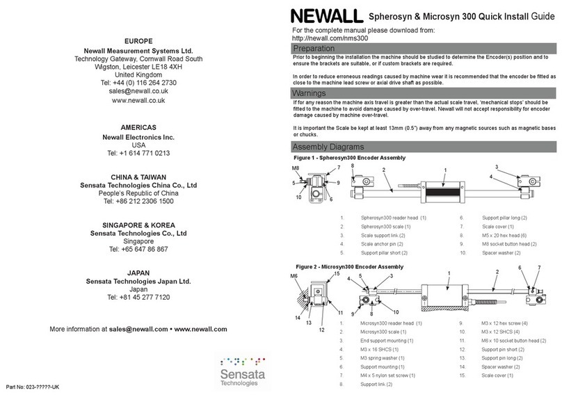 Newall Spherosyn 300 Quick install guide