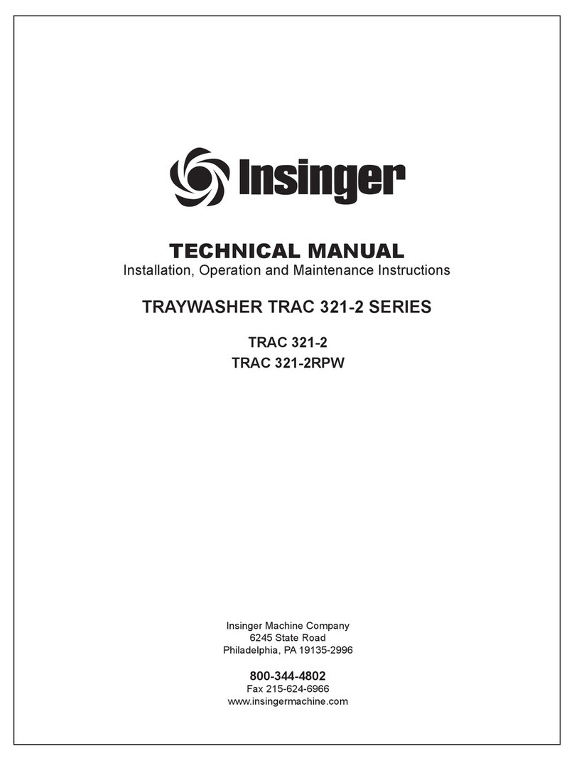 Insinger TRAC 321-2 SERIES User manual