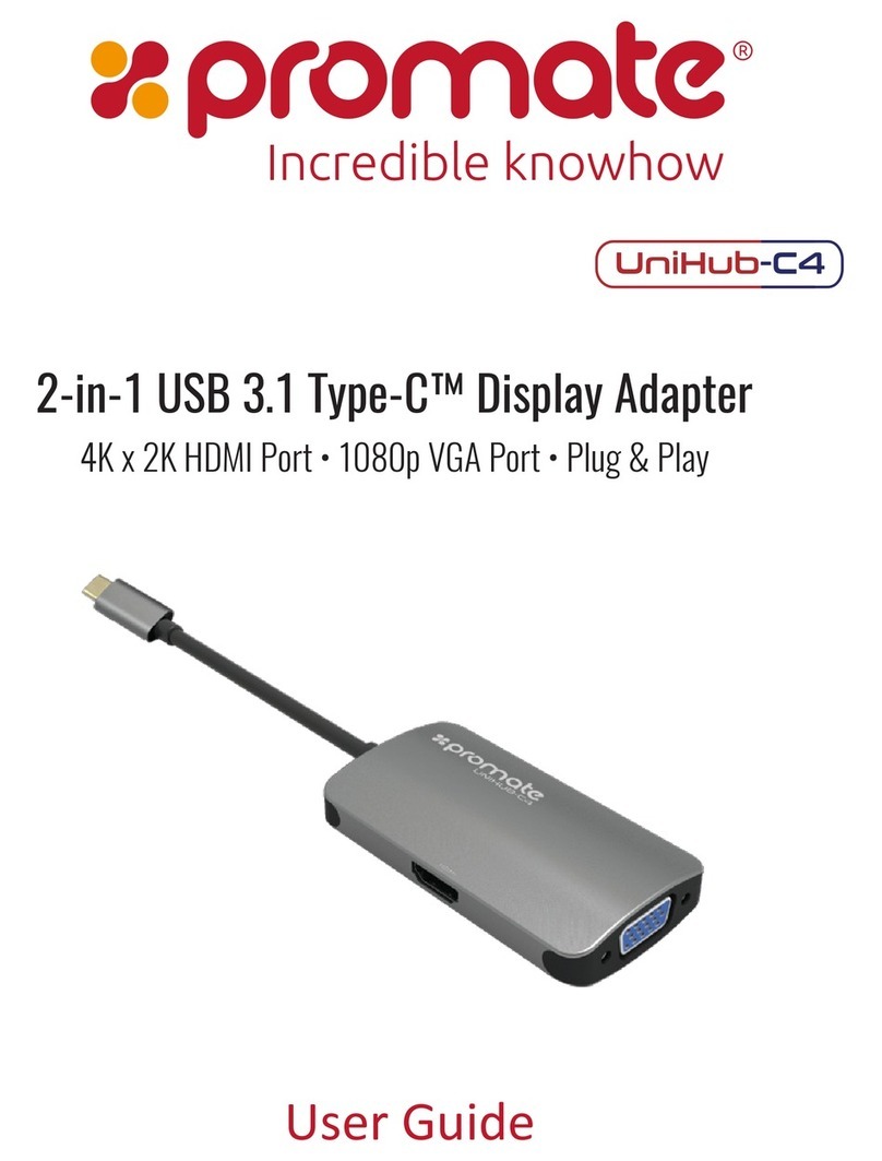Promate UniHub-C4 user guide
