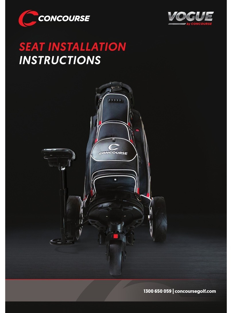 Concourse Vogue SEAT INSTALLATION INSTRUCTIONS