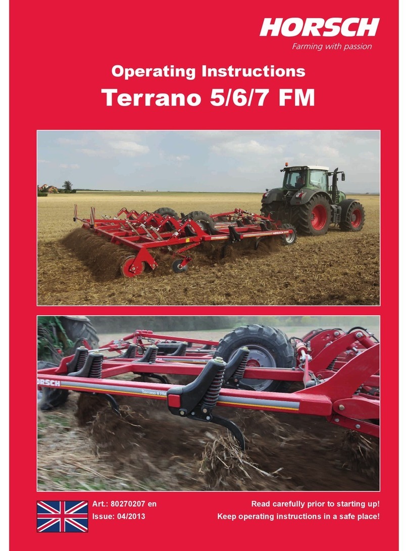 horsch Terrano 5 FM operating instructions