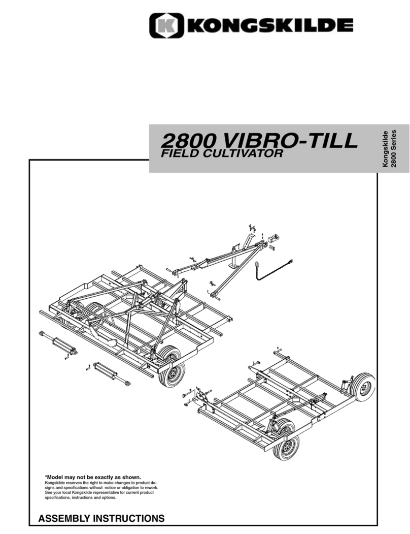 Kongskilde 2800 SERIES User manual