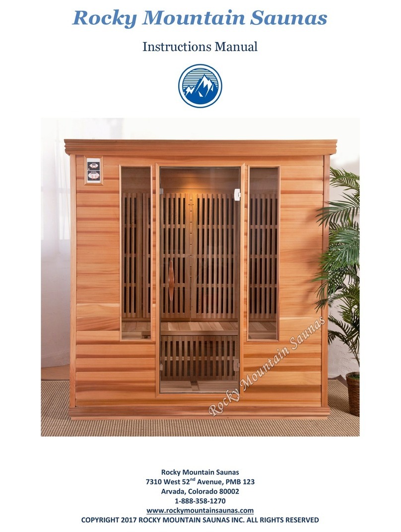 Rocky Mountain Saunas Badger instruction manual Rocky Mountain Saunas Badger instruction manual
