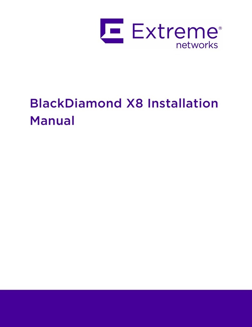 Extreme Networks BlackDiamond X8 Series User manual