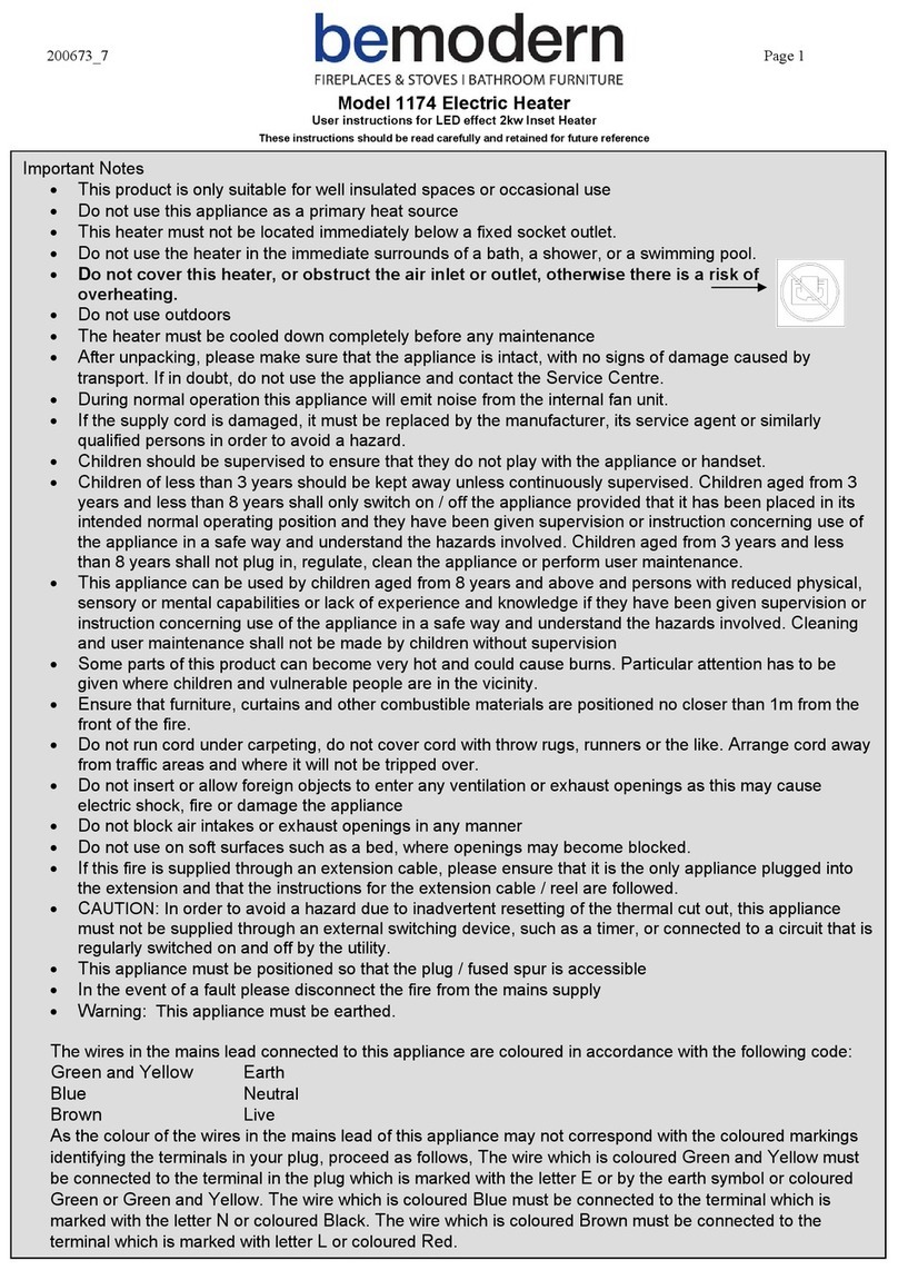 bemodern 1174 User instructions