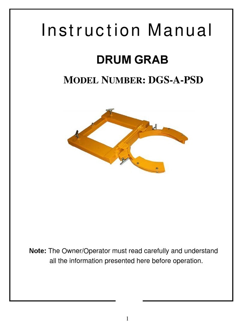 Vestil DGS-A-PSD instruction manual