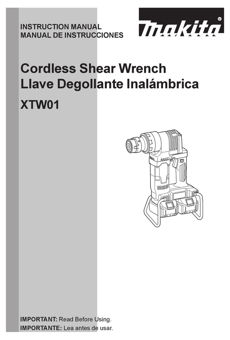 Makita XTW01 instruction manual